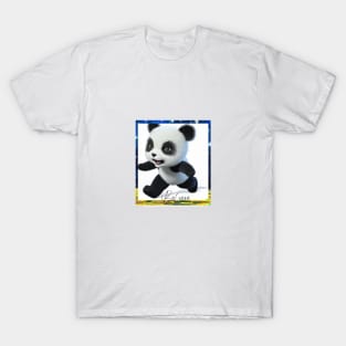 Do You Believe? Digital Art Happy Baby Panda Bear T-Shirt